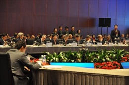 Phó Thủ tướng  Phạm Bình Minh phát biểu tại Hội nghị Bộ trưởng APEC 26